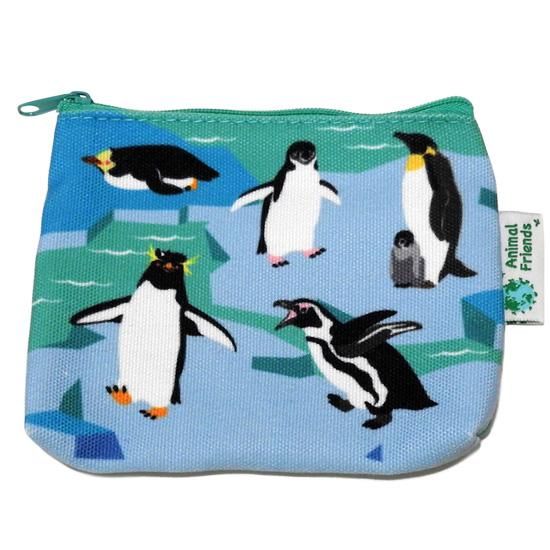 ペンギン グッズ 布製ポーチ かなる アニマルフレンズ カラー