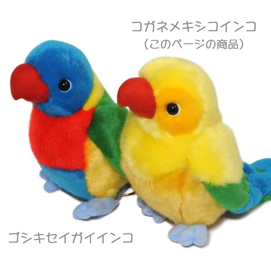 小鳥 ぬいぐるみ インコ 雑貨 キュート販売 CUTE safari collection