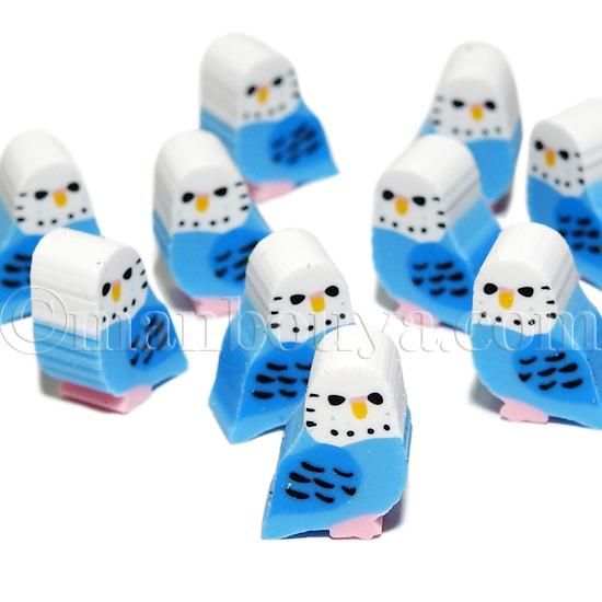 ミニ消しゴム 小鳥 かわいい 文房具 ザ・アクセス プチボトル