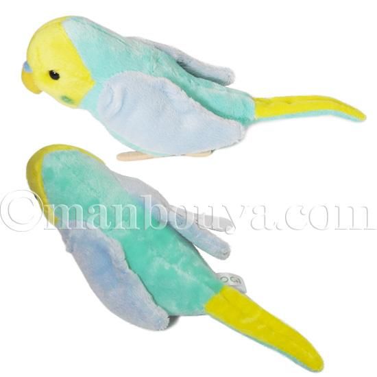 セキセイインコ ぬいぐるみ 小鳥 雑貨 Tst 101 セキセイインコ パステルレインボー 18cm 海の雑貨 水族館グッズ 動物ぬいぐるみ通販ショップ まんぼう屋ドットコム