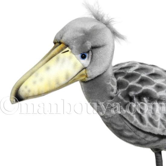 リアル ハシビロコウ ぬいぐるみ グッズ Hansa ハンサ Shoebill Bird 59cm 海の雑貨 水族館グッズ 動物ぬいぐるみ通販ショップ まんぼう屋ドットコム