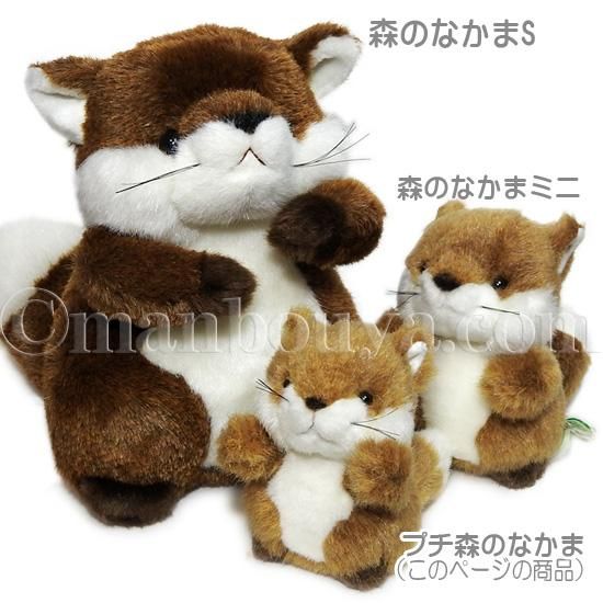 キツネ ぬいぐるみ 動物園 たけのこ TAKENOKO プチ森のなかま