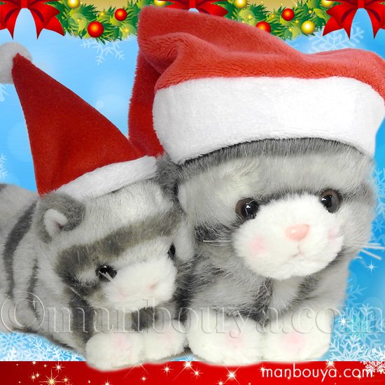 クリスマス ぬいぐるみ 猫 たけのこ TAKENOKO プチどりーむミニ 