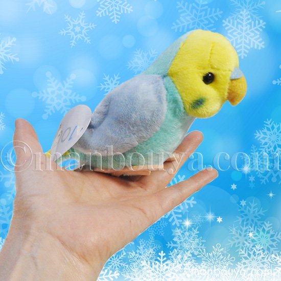 7％OFF インコ ぬいぐるみ クリスマス プレゼント セキセイインコ6羽と