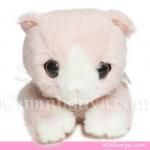 猫 ぬいぐるみ ネコ グッズ たけのこ TAKENOKO シャトン パープル 16cm