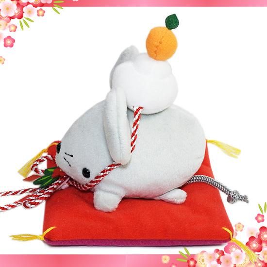干支 ネズミの置物 ねずみ ぬいぐるみ A-SHOW ムニュマムM 10cm お正月