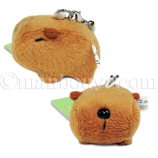 カピバラ ぬいぐるみ 動物 ムニュマム 携帯ストラップ かぴばら 4.5cm