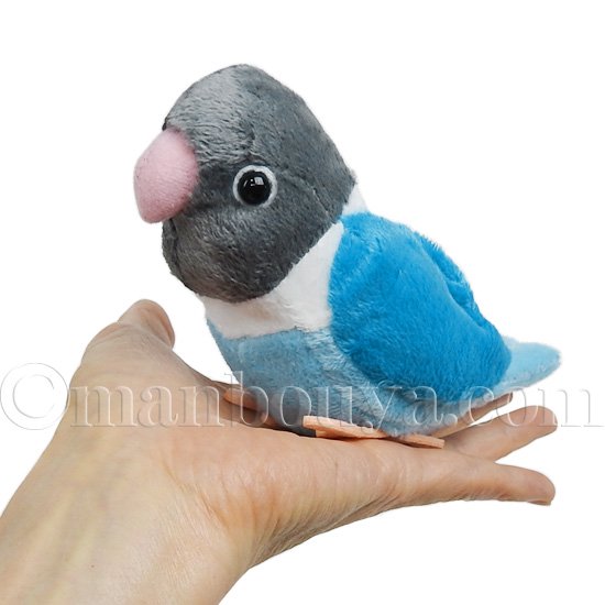 インコ ぬいぐるみ 小鳥 雑貨 TST 101 ボタンインコ ブルー 16cm - 海の雑貨・水族館グッズ・動物ぬいぐるみ通販ショップ　 まんぼう屋ドットコム