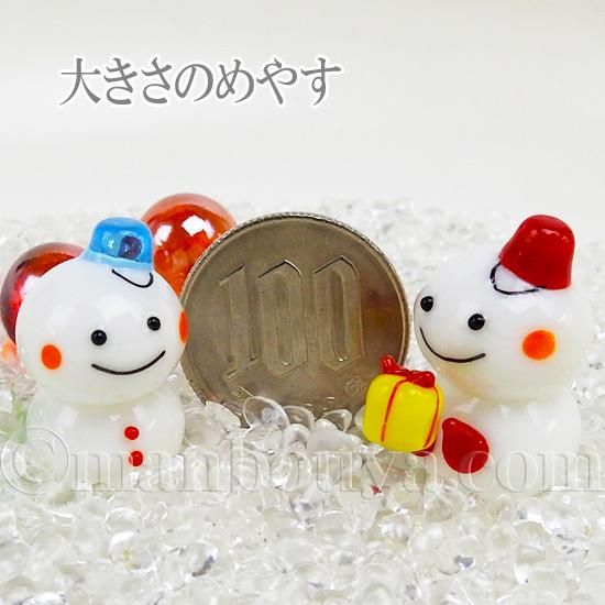 雪だるま ミニチュア ガラス細工 クリスマス 飾り グラス 雪だるま ミニチュア ガラス細工 クリスマス 飾り グラス