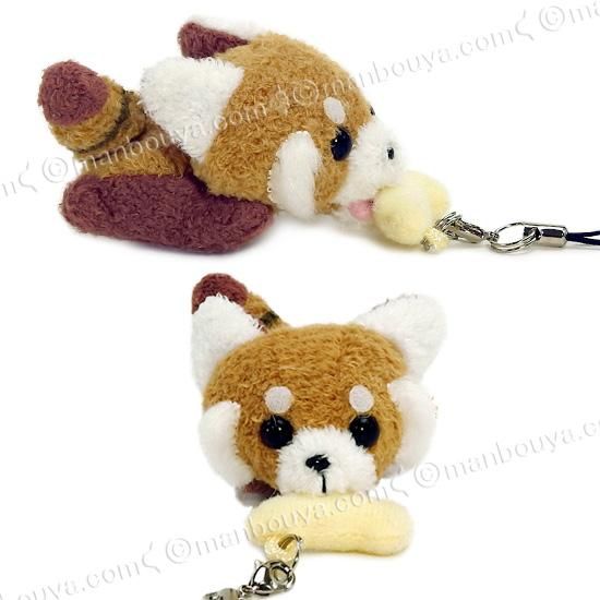 レッサーパンダ ぬいぐるみ 携帯ストラップ A-SHOW 栄商 ぱっくんクラブ れっさーぱんだ 6cm -  海の雑貨・水族館グッズ・動物ぬいぐるみ通販ショップ　まんぼう屋ドットコム