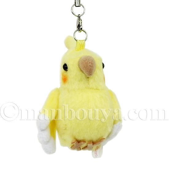 オカメインコ ぬいぐるみ 小鳥 雑貨 携帯ストラップ A-SHOW TST