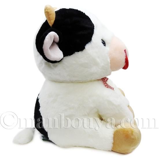 牛 ぬいぐるみ ホルスタイン キュート販売 CUTE ウシさん お座り