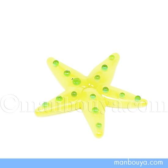 ガラス細工　ミニチュア　ヒトデ 水族館 グッズ 海の生き物 ガラス細工 ミニチュア 雑貨 ヒトデ