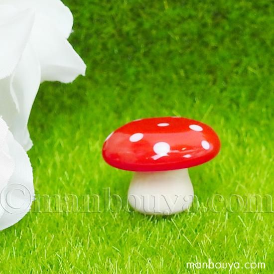 ミニチュア ガラス細工 きのこ 植物 ディスプレイ用品 グラス