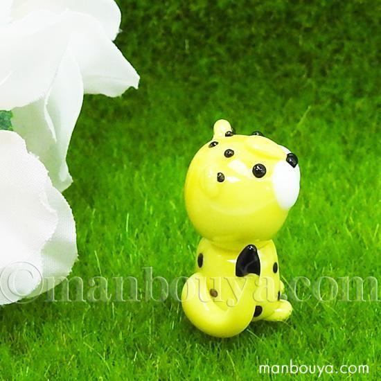 がっさん　ミニチュア　置物 くま 雑貨 ガラス細工 ミニチュア クマ 置物 フォーカート