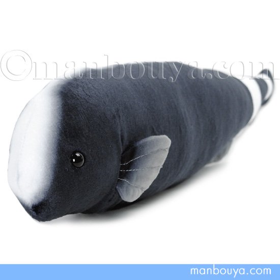 ブラックゴースト ぬいぐるみ 熱帯魚 A-SHOW 栄商 わくわく図鑑 Black Ghost Knife Fish 36cm -  海の雑貨・水族館グッズ・動物ぬいぐるみ通販ショップ まんぼう屋ドットコム