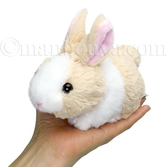 うさぎ ぬいぐるみ ウサギ ふわふわ キュート販売 CUTE MOUMOUうさぎ S ベージュ 17cm -  海の雑貨・水族館グッズ・動物ぬいぐるみ通販ショップ　まんぼう屋ドットコム