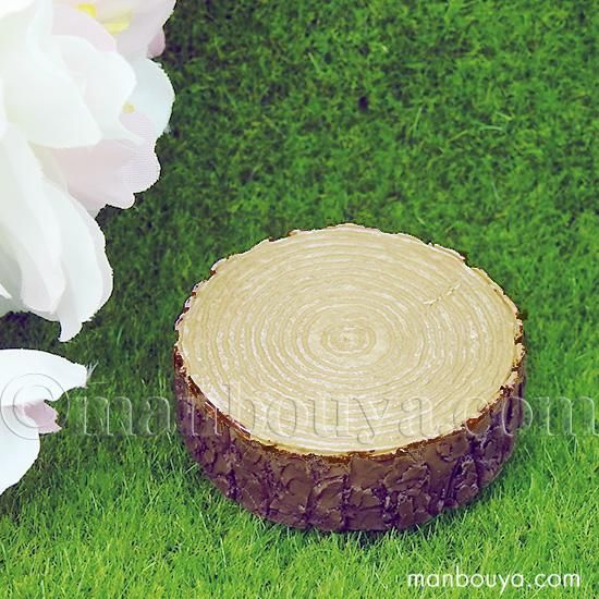 切り株　ミニチュア 切り株 ミニチュア 雑貨 木 輪切り ディスプレイ用品 フォーカート