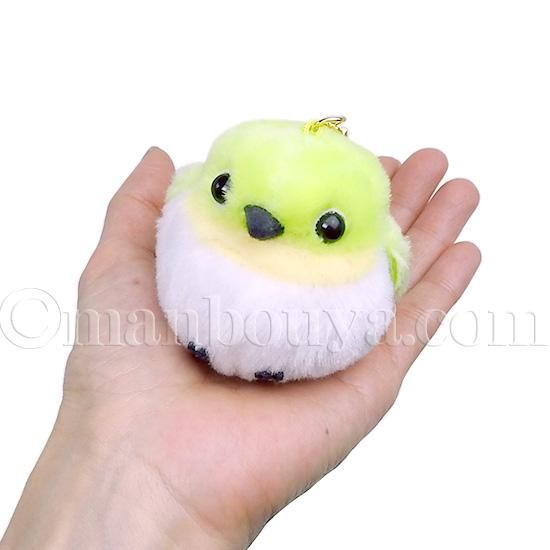 かわいいことりのマスクアクセサリー ルリビタキ 小鳥野鳥インコ