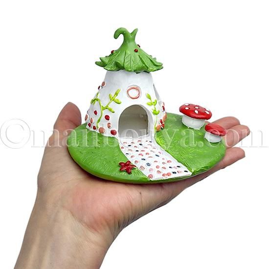 ミニチュア 雑貨 ガラス細工 ディスプレイ用品 フォーカート 森