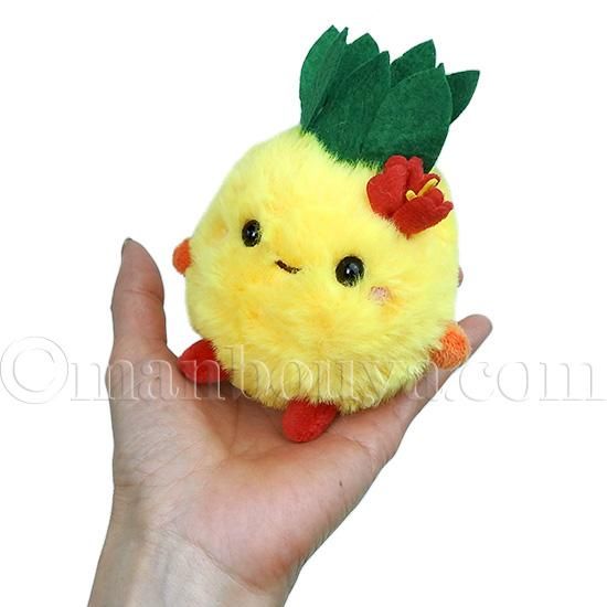 キュートなパインちゃん。 沖縄 お土産 パイン ぬいぐるみ 雑貨 人形 キュート販売 CUTE