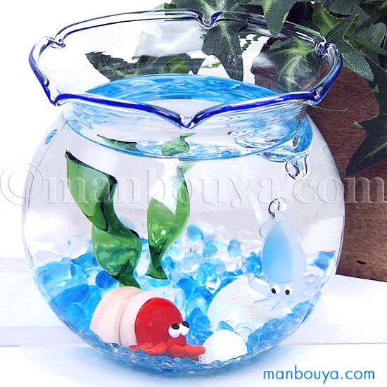 ガラス細工 ミニチュア 魚 浮き玉 プレゼント 水族館 お土産 浮き球 