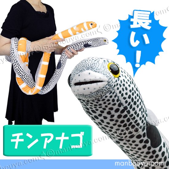 リアル チンアナゴ ぬいぐるみ 水族館グッズ 海の生き物 テイクオフ TAKEOFF ちんあなご 135cm - 海の雑貨・水族館グッズ・動物ぬいぐるみ通販ショップ  まんぼう屋ドットコム