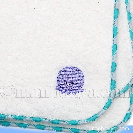 タコ グッズ 雑貨 タオルハンカチ 日本製 水族館 お土産 刺繍