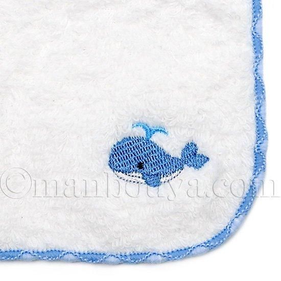 クジラ グッズ 雑貨 タオルハンカチ 日本製 水族館 お土産 刺繍入り