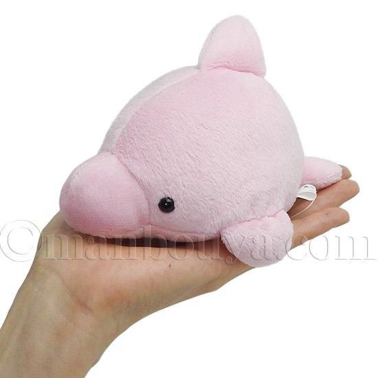 イルカ グッズ ぬいぐるみ ムニュマム Mサイズ ピンク 14cm A
