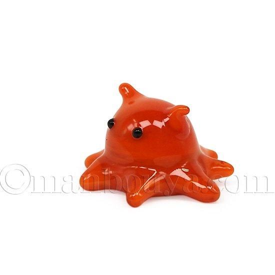 メンダコ グッズ ガラス細工 ミニチュア 深海魚 水族館 お土産 めん