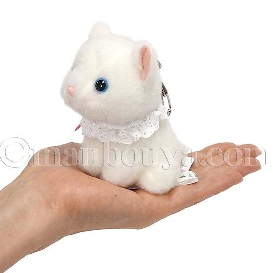 猫 ぬいぐるみ ホワイト たけのこ TAKENOKO JOYFUL MATES ふわもこ