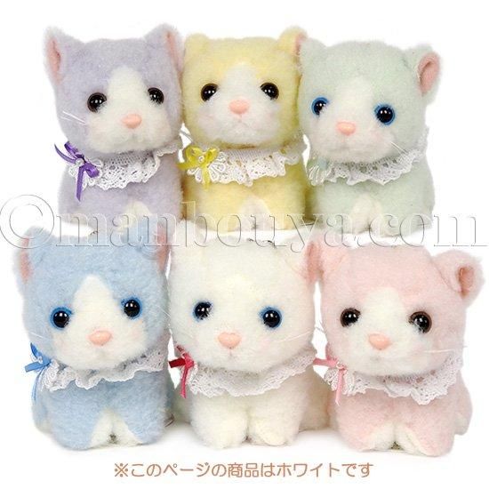 【未使用品】Tralala トゥララ ネコみみ モコモコセットアップ ホワイト 猫 ぬいぐるみ ホワイト たけのこ TAKENOKO JOYFUL MATES ふわ