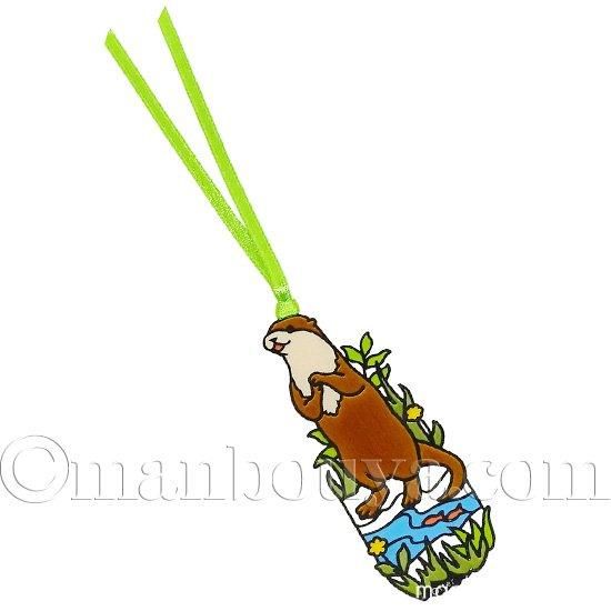 カワウソ グッズ 水族館お土産 栞 ブックマーカー 金属 おしゃれ