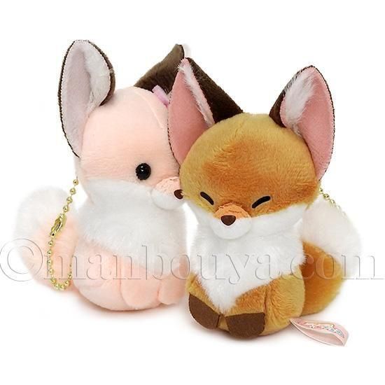 キツネ ぬいぐるみ 動物 キーホルダー アミューズ AMUFUN ニコニコぺあ