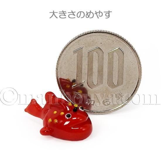 水族館グッズ 魚 アンコウ 雑貨 ガラス細工 ミニチュア 置物 ミドリ