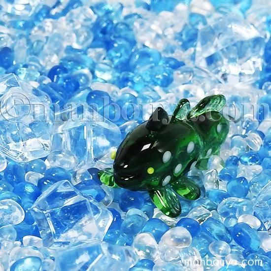 シーラカンス グッズ 深海魚 ガラス細工 ミニチュア 雑貨 水族館