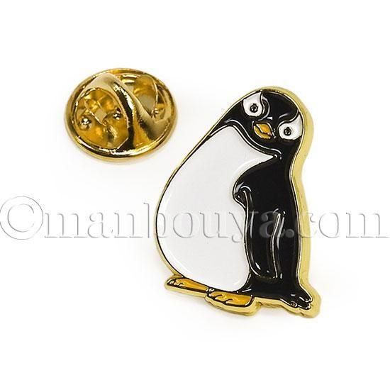 ペンギン ピンブローチ ☆ 送料無料 ☆ ペンギン シルバー ピンブローチ|大人のための