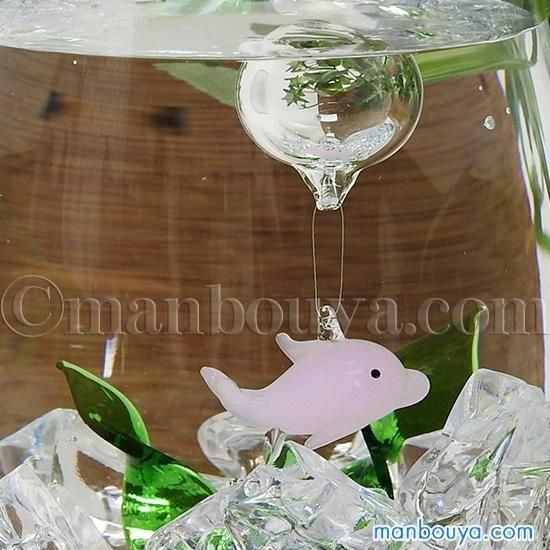 工房花時 浮き玉 卓上用 大球8,0 透明ヒビ入 カレット付き 450 工房花時 浮き玉 卓上用 大球8,0 透明ヒビ入 カレット付き 450