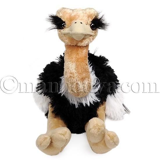 ワイルドリパブリック ぬいぐるみ ダチョウ 鳥 動物園 おもちゃ 26cm