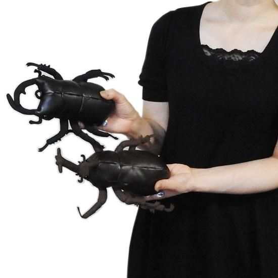 昆虫グッズ】リアルぬいぐるみ◇A-SHOW（栄商）◇カブトムシ25cm