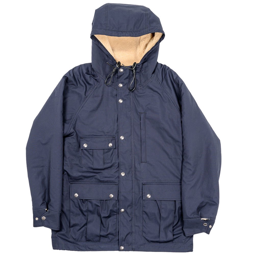 WORKERS K&TH / Mountain Pile Parka, Navy Ventile w Pile Lining
