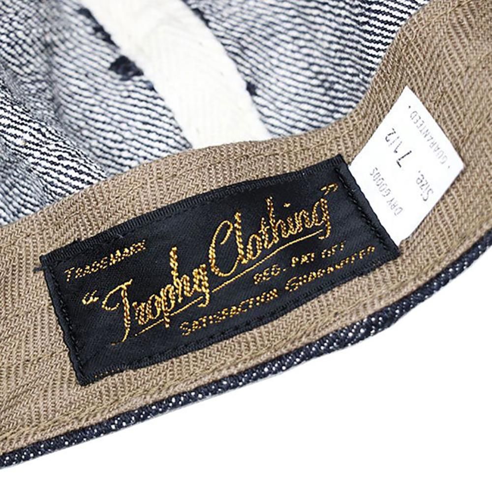 trophy clothing newsboy cap デニム TROPHY CLOTHING / DIRT DENIM NEWSBOY CAP ダートデニム