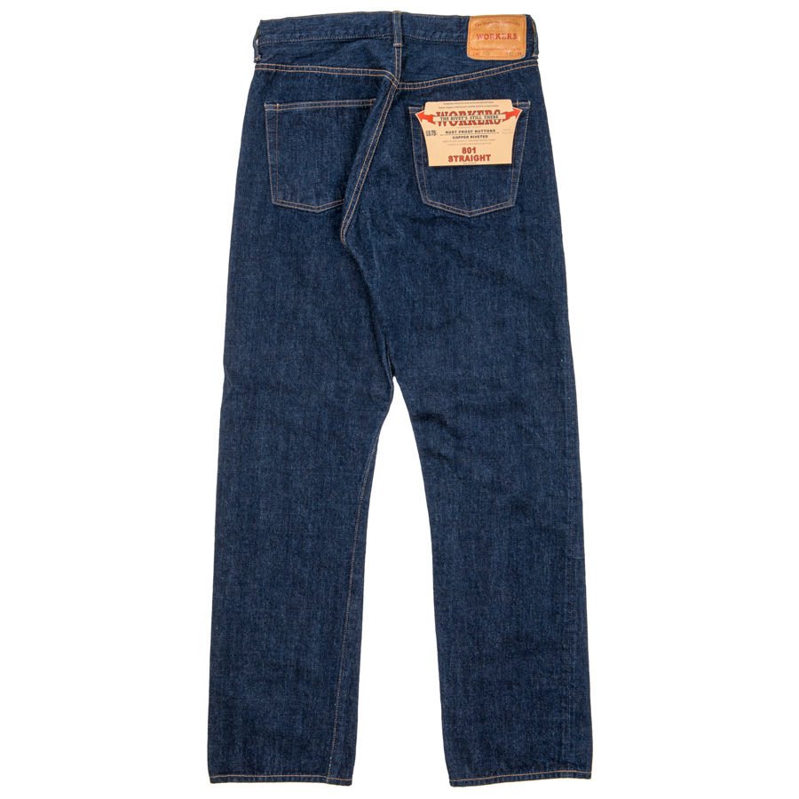 WORKERS K&TH ワーカーズ/ Lot 801 Straight Jeans