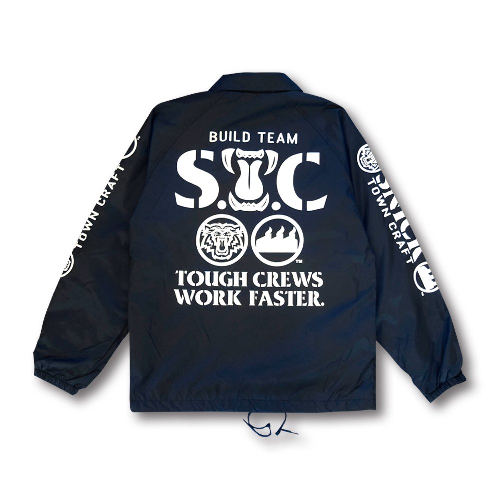 SNICK TOWN CRAFT / SNICK MADE  2022 S.T.C Snarl Logo Coach Jacket, Navy