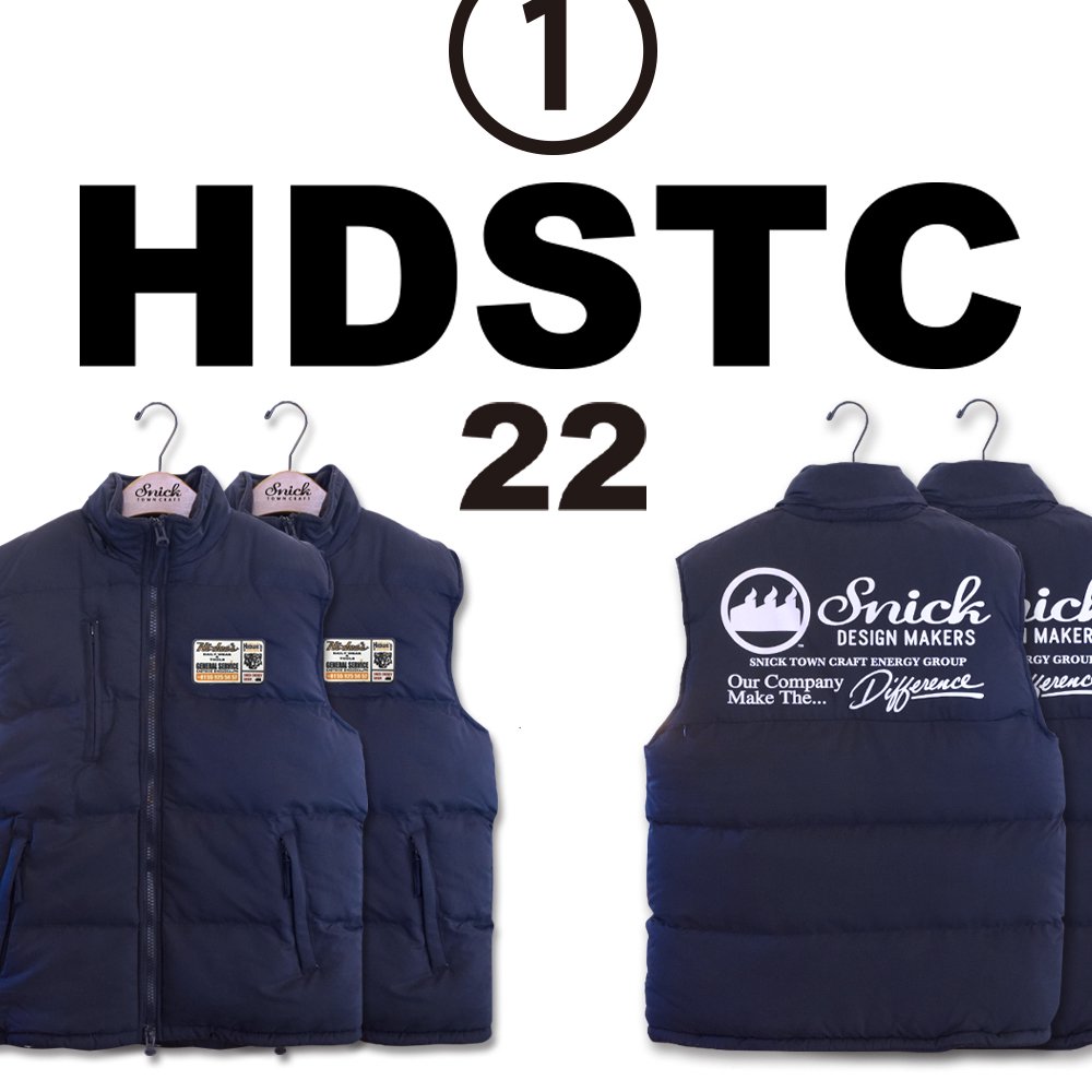 <img class='new_mark_img1' src='https://img.shop-pro.jp/img/new/icons55.gif' style='border:none;display:inline;margin:0px;padding:0px;width:auto;' />HDSTC /  Trucker Humming  Vest, Navy