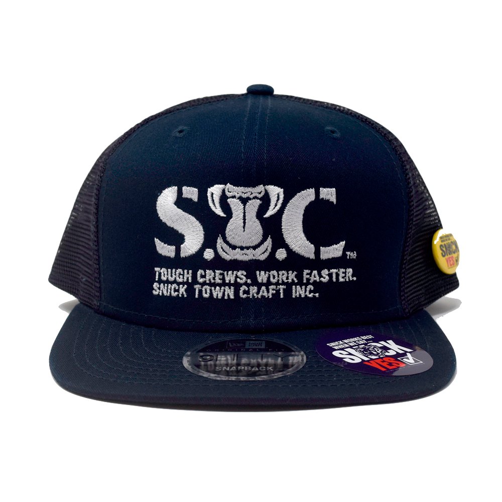 SNICK TOWN CRAFT / SNICK MADE  2022 SNARL LOGO 9FIFTY CAP, Navy