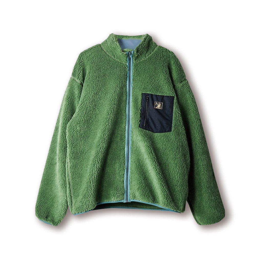 ANDFAMILY'S アンドファミリー/ ITALIAN BOA Jacket -Green-
