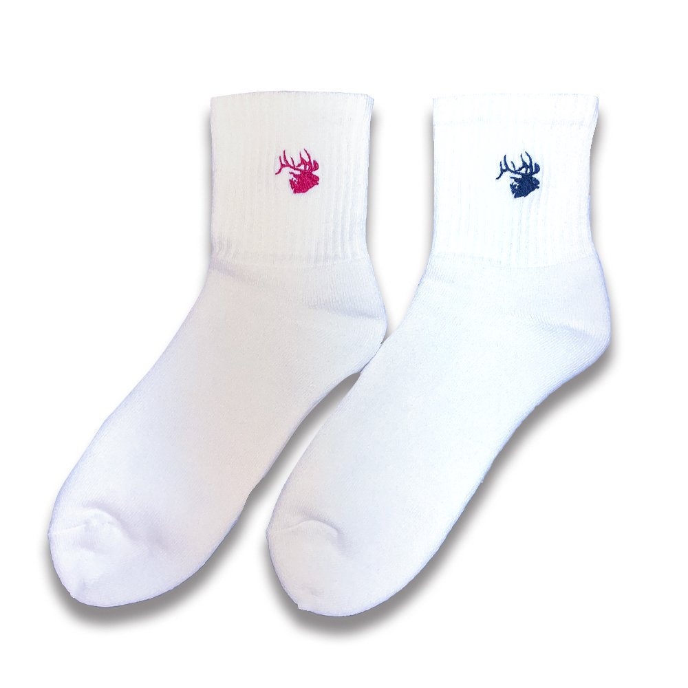 ANDFAMILY' ɥեߥ꡼ / Sports Socks -DEER- , WHITE