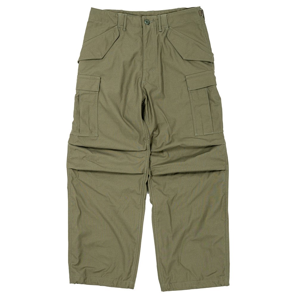 WORKERS K&TH /  M65 Trousers, Cotton Nylon Sateen, OD (fade)